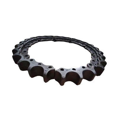 Tracciato di escavatore in acciaio, carrello di sottocarro, parte PC200-8 OEM