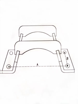 Escavatore Hitachi EX100/120 -5-6 telaio di protezione della catena imitazione originale di protezione della catena accessori di protezione della catena
