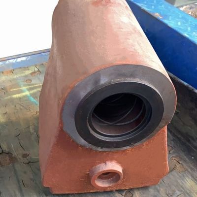 Testa di cavallo imitazione escavatore PC400 originale 100*370 con manicotto singolo, testa di cavallo telaio Qianqiu, orecchie benna, set completo albero benna