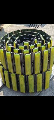 Montaggio della catena di tracciato per escavatori con piastra di gomma, montaggio della catena di tracciato con pad per parti del carrello