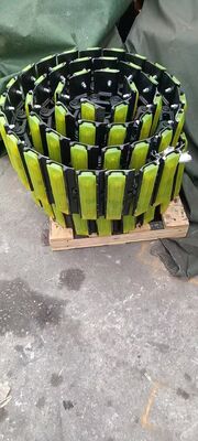 Montaggio della catena di tracciato per escavatori con piastra di gomma, montaggio della catena di tracciato con pad per parti del carrello
