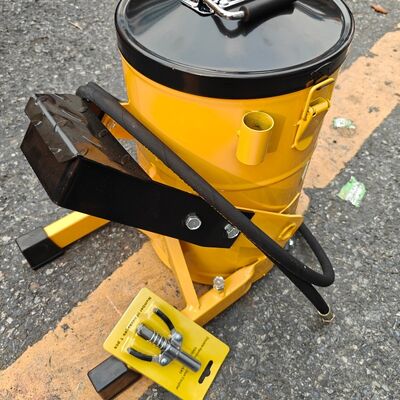 6L Fuori azionato secchio di grasso, pompa di grasso a pedale ad alta pressione per la lubrificazione di macchine per escavatori