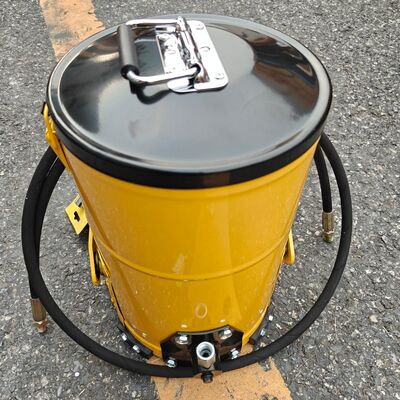 6L Fuori azionato secchio di grasso, pompa di grasso a pedale ad alta pressione per la lubrificazione di macchine per escavatori