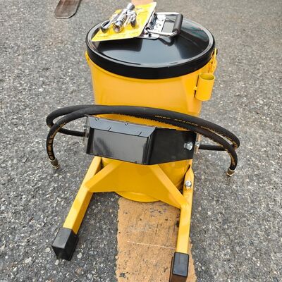 6L Fuori azionato secchio di grasso, pompa di grasso a pedale ad alta pressione per la lubrificazione di macchine per escavatori
